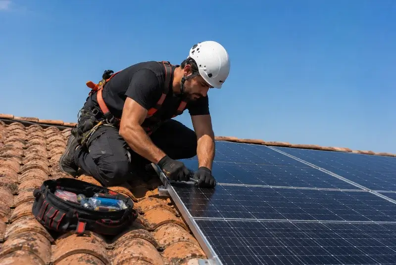 Maintenance et monitoring de panneaux solaires aux Garennes sur Loire